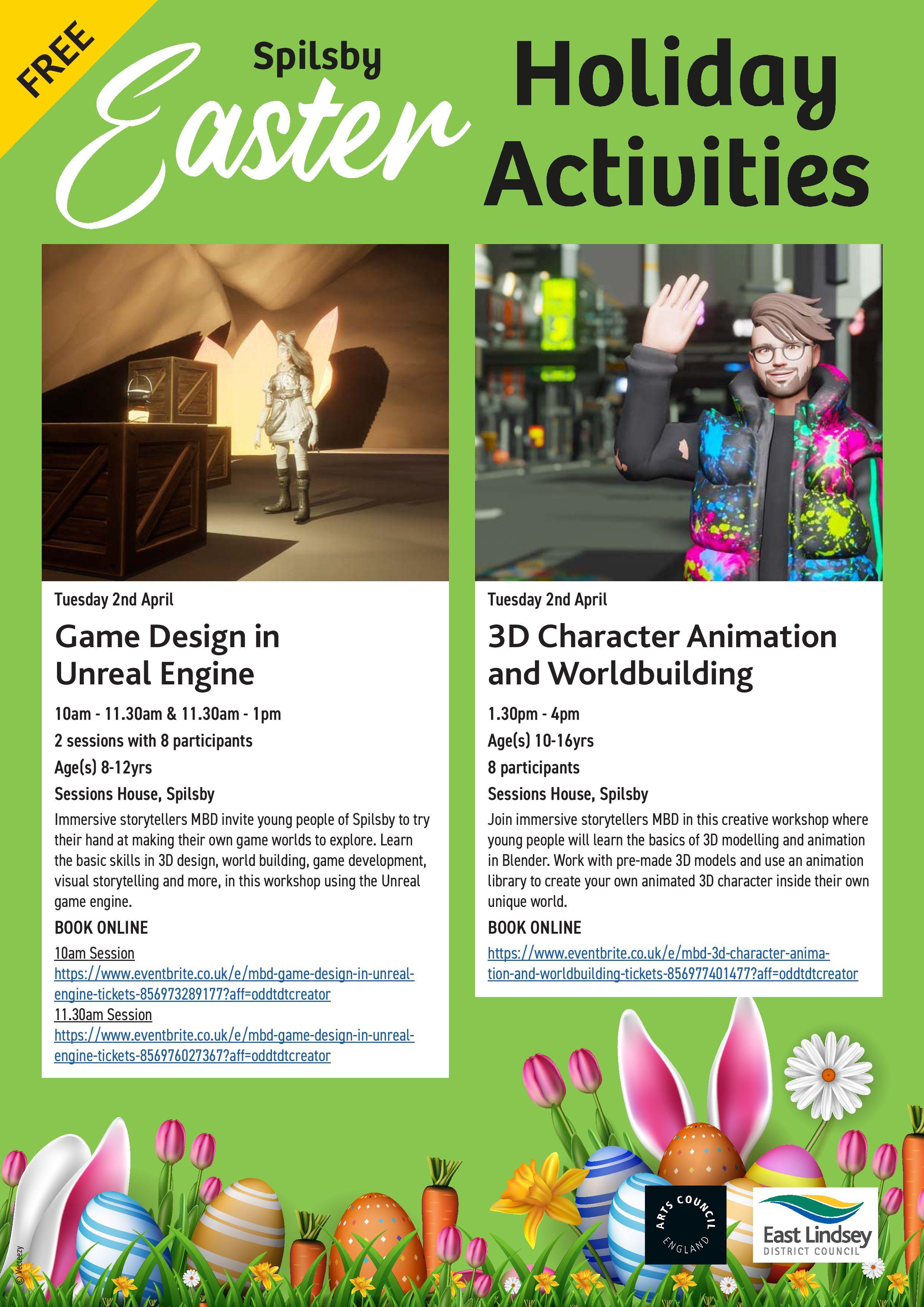 Easter 2024 holiday activities spilsby