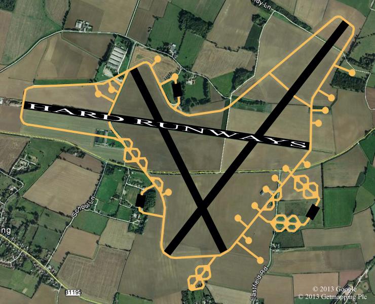 Raf spilsby airfield map